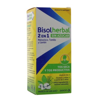 BISOLHERBAL 2 EN 1 MALVAVISCO, TOMILLO Y LLANTEN 120 ML