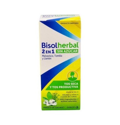 BISOLHERBAL 2 EN 1 MALVAVISCO, TOMILLO Y LLANTEN 120 ML