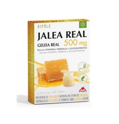 BIPOLE JALEA REAL 500 MG 20 AMPOLLAS