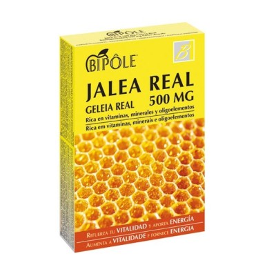 BIPOLE JALEA REAL 500 MG 20 AMPOLLAS