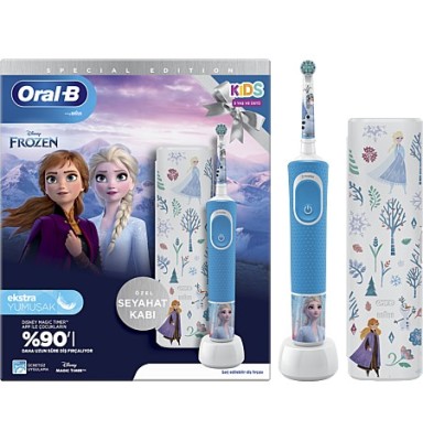 ORAL-B CEPILLO ELECTRICO RECARGABLE INF KIDS FROZEN II CON ESTUCHE DE VIAJE