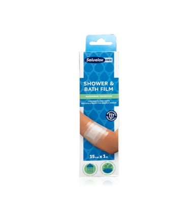 SALVELOX MED SHOWER & BATH FILM APOSITO ADHESIVO 1 UNIDAD 1 M X 15 CM