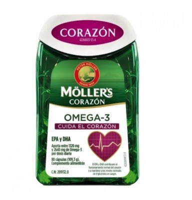MOLLER'S OMEGA 3 CORAZON 80 CAPS