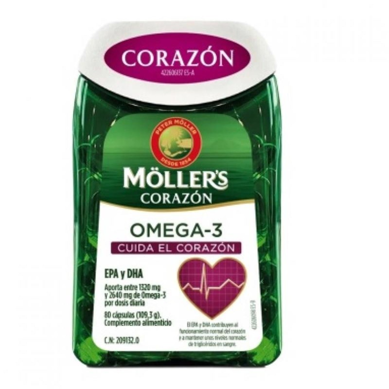 MOLLER'S OMEGA 3 CORAZON 80 CAPS