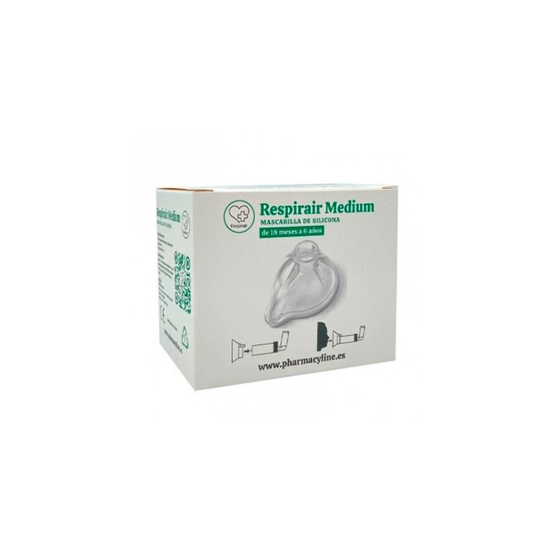 RESPIRAIR MASCARILLA DE SILICONA 1 UNIDAD MEDIUM