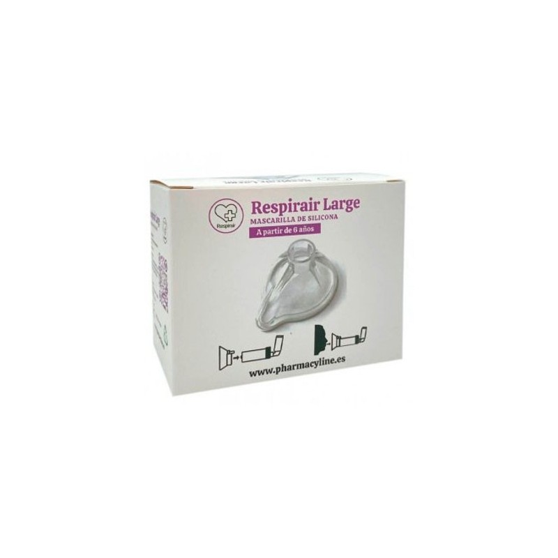 RESPIRAIR MASCARILLA DE SILICONA 1 UNIDAD LARGE
