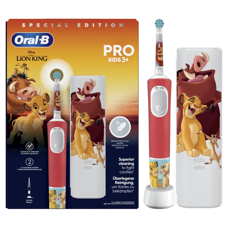 ORAL-B CEPILLO ELECTRICO RECARGABLE INF KIDS REY LEON