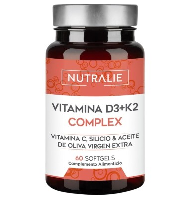 NUTRALIE VITAMIN D3 + K2 COMPLEX 60 CAPSULAS