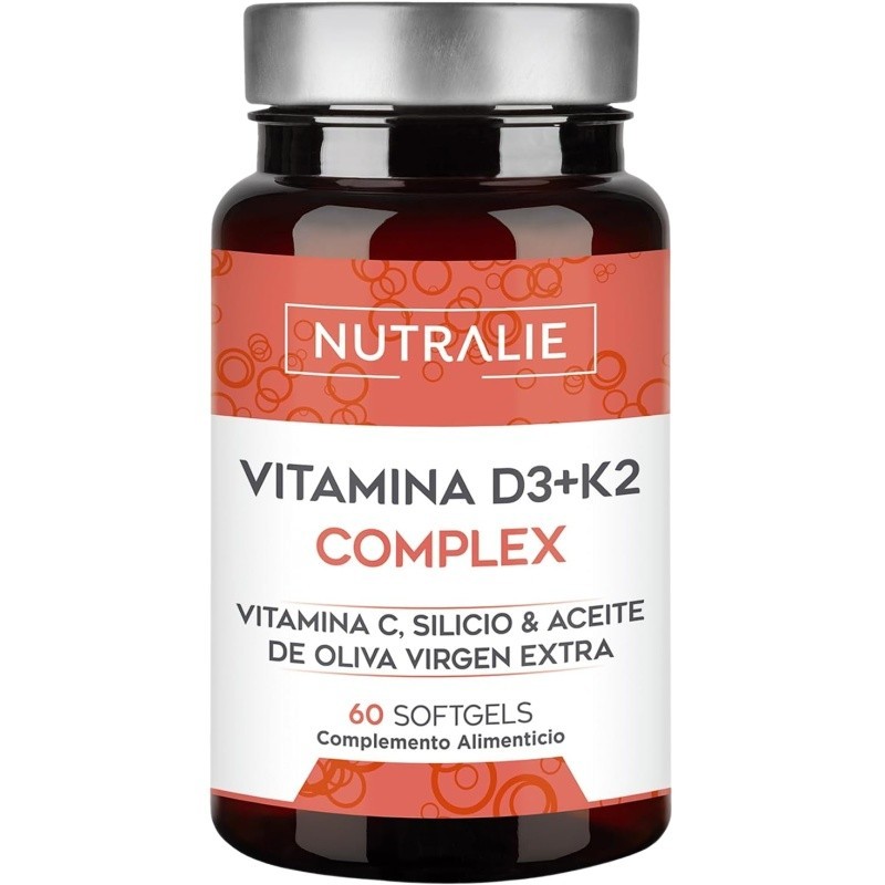 NUTRALIE VITAMIN D3 + K2 COMPLEX 60 CAPSULAS