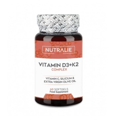 NUTRALIE VITAMIN D3 + K2 COMPLEX 60 CAPSULAS