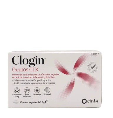 CLOGIN OVULOS CLX 2 G 10 UNIDA