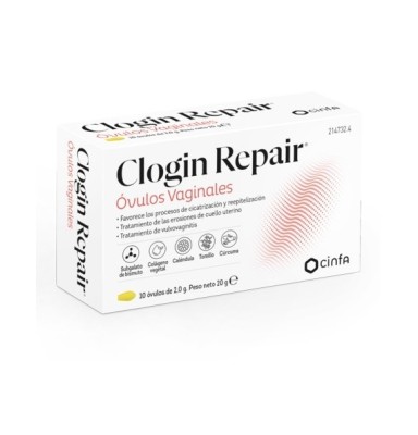 CLOGIN REPAIR OVULOS VAGINALES 10 UNIDADES 2 G