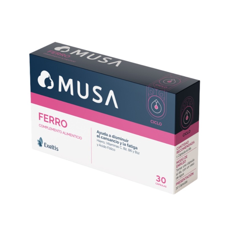 MUSA FERRO 30 CAPSULAS