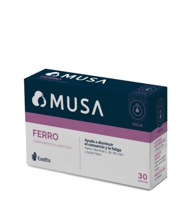 MUSA FERRO 30 CAPSULAS