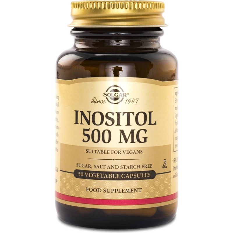 SOLGAR INOSITOL 500MG 50 CAPSULAS