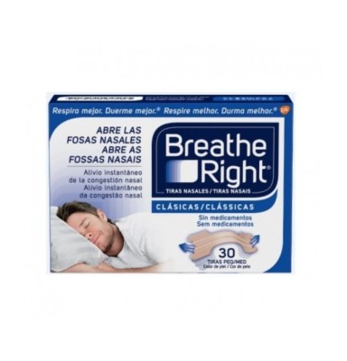 TIRA NASAL ADH BREATHE RIGHT T-PEQ 30UDS