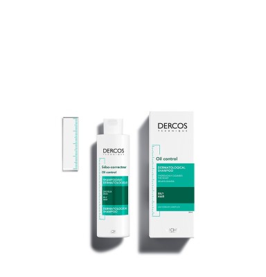 DERCOS CHAMPU SEBO CORRECTOR 200 ML