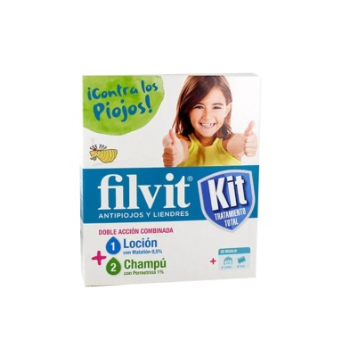 FILVIT KIT LOCION + CHAMPU ANTIPOIJOS 100 ML