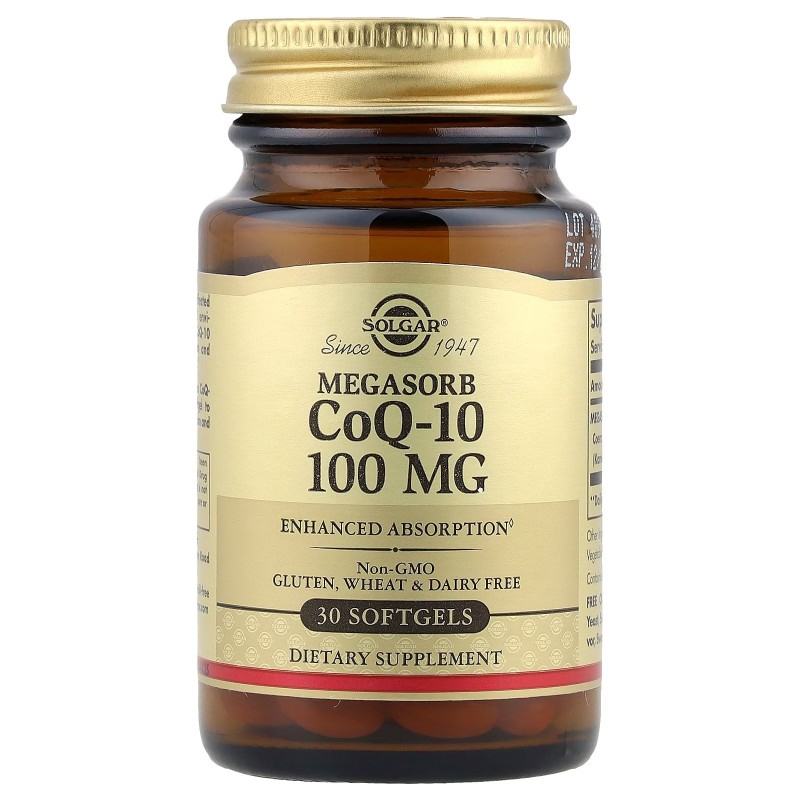 SOLGAR COQ-10 100MG 30 CAPSULAS