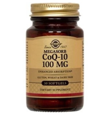 SOLGAR COQ-10 100MG 30 CAPSULAS