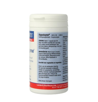 DIGESTIZYME 100 CAPS LAMBERRTS