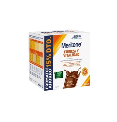 Meritene Fuerza y Vitalidad Chocolate 30 Sobres