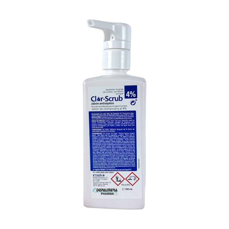 CLOR-SCRUB CLORHEX JABON 4% 500ML ELASA