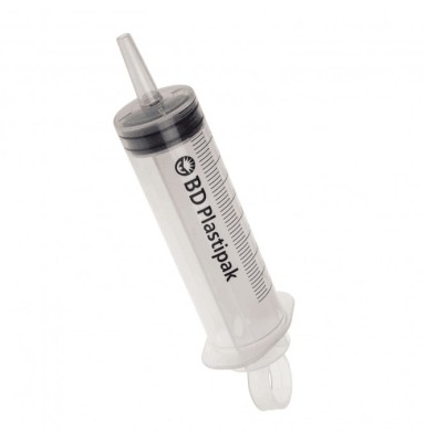 JERINGA CONO CATETER ALIMENTACION BD PLASTIPAK  3 PIEZAS 25 UNIDADES 100 ML