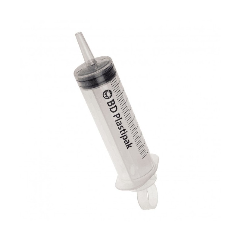 JERINGA CONO CATETER ALIMENTACION BD PLASTIPAK  3 PIEZAS 25 UNIDADES 100 ML