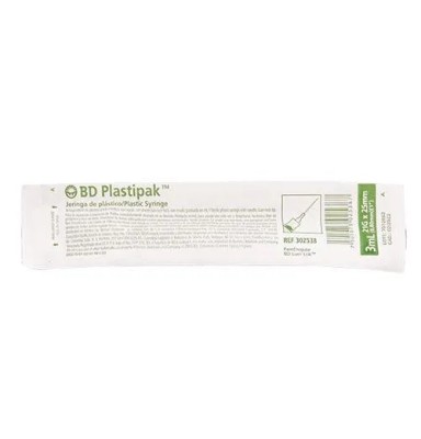 JERINGA CONO CATETER ALIMENTACION BD PLASTIPAK  3 PIEZAS 25 UNIDADES 100 ML