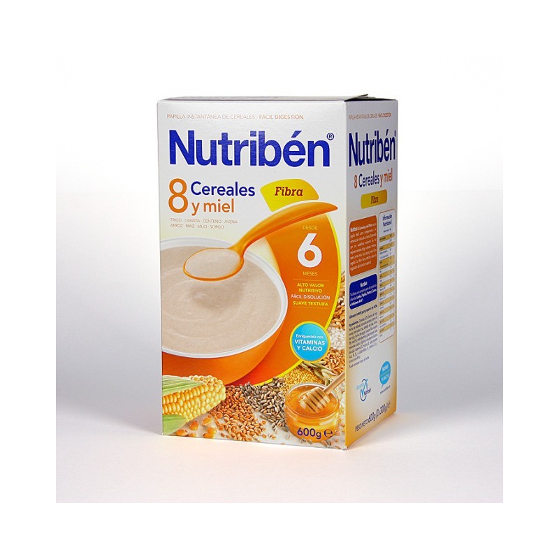 N 8 Cereales Miel Fibra 600 g