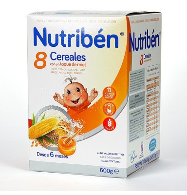 N 8 Cereales Miel Fibra 600 g