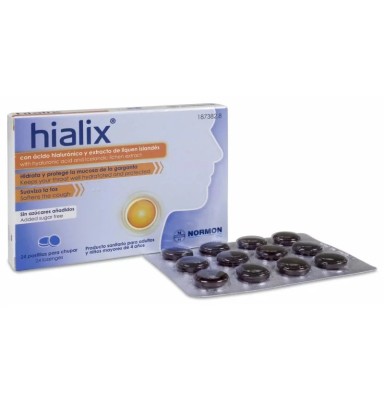 HIALIX 24 PASTILLAS PARA CHUPAR