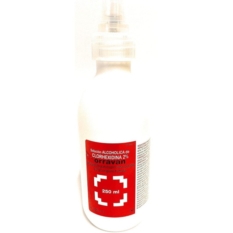 ORRAVAN CLORHEXIDINA 2% SOLUCION ALCOHOLICA 250 ML