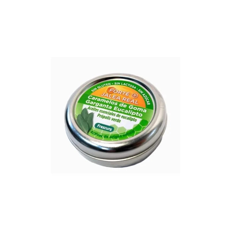 FORTE JALEA REAL CARAMELOS GOMA GARGANTA 1 ENVASE 45 G SABOR EUCALIPTO