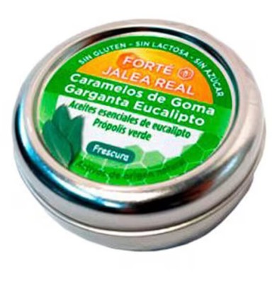 FORTE JALEA REAL CARAMELOS GOMA GARGANTA 1 ENVASE 45 G SABOR EUCALIPTO