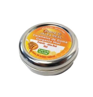 FORTE JALEA REAL CARAMELOS GOMA GARGANTA 1 ENVASE 45 G SABOR MIEL