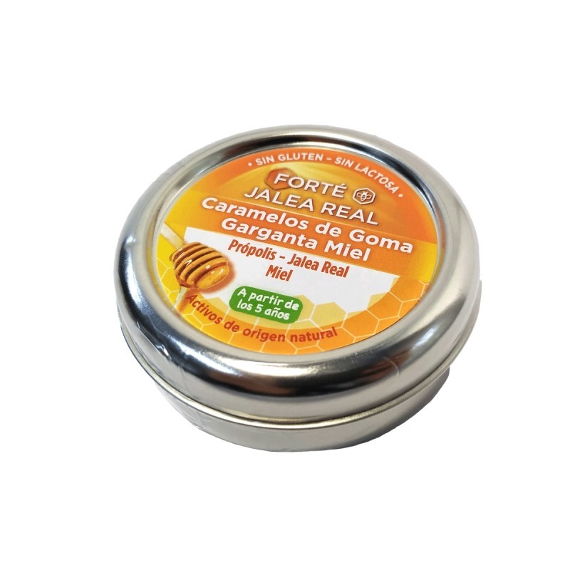 FORTE JALEA REAL CARAMELOS GOMA GARGANTA 1 ENVASE 45 G SABOR MIEL