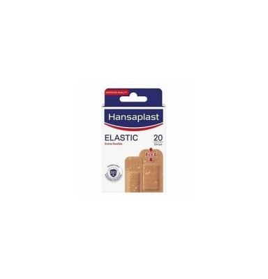 HANSAPLAST ELASTIC APOSITO ADHESIVO 2 TAMAÑOS 20 STRIPS