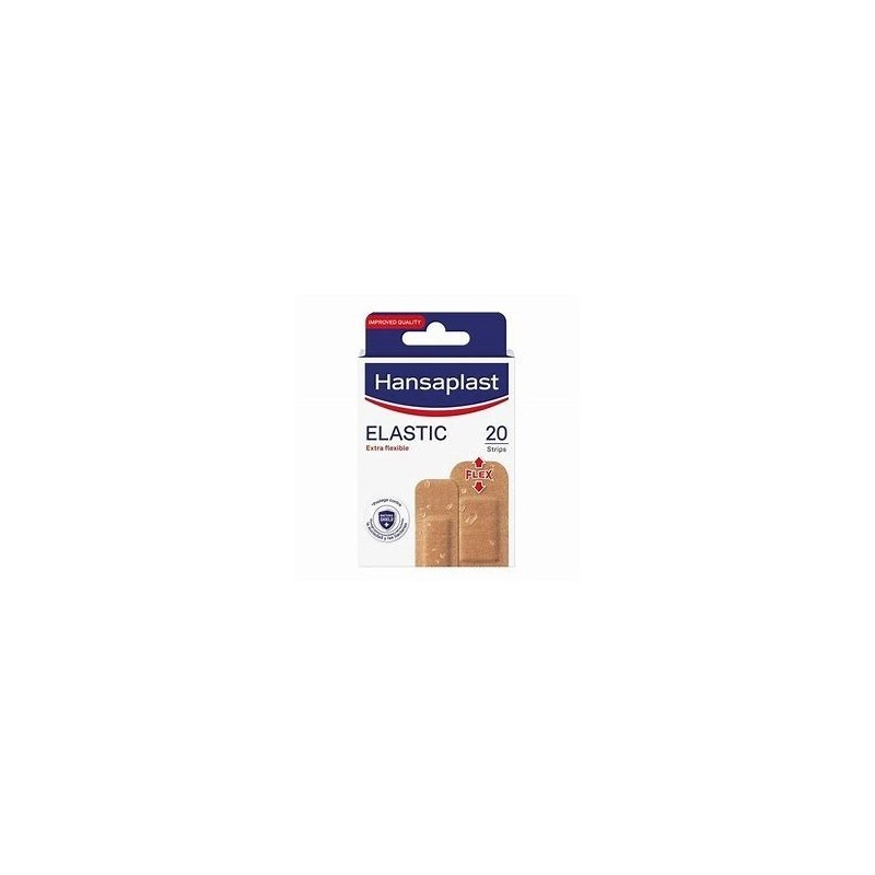 HANSAPLAST ELASTIC APOSITO ADHESIVO 2 TAMAÑOS 20 STRIPS