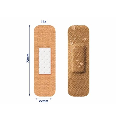 HANSAPLAST ELASTIC APOSITO ADHESIVO 2 TAMAÑOS 20 STRIPS