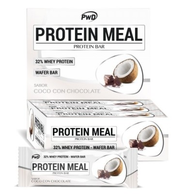 PROTEIN MEAL 12 BARRITAS 35 G SABOR COCONUT & CHOCOLATE