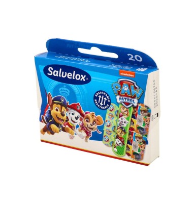SALVELOX APOSITO ADHESIVO PAW PATROL 20 TIRAS SURTIDAS