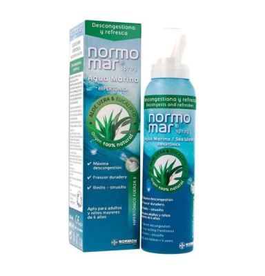 NORMOMAR SPRAY NASAL DESCONGESTIVO ALOE VERA EUCALIPTO 120 ML