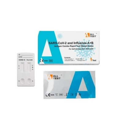 TEST NASAL COMBINADO AUTODIAGNOSTICO ANTIGENOS SARS-COV-2 Y GRIPE A/B