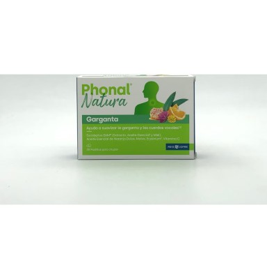 PHONAL NATURA GARGANTA 20 PASTILLAS PARA CHUPAR