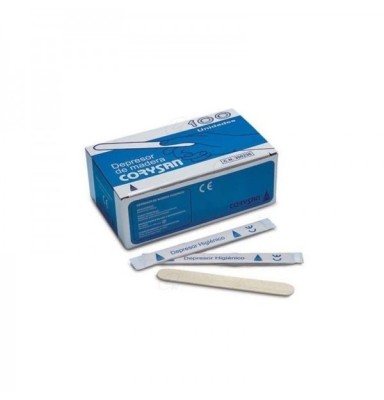 DEPRESOR MADERA LENGUA CORYSAN 100 UDS