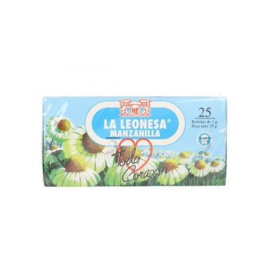 INFUSION LA LEONESA MANZANILLA 25 UDS