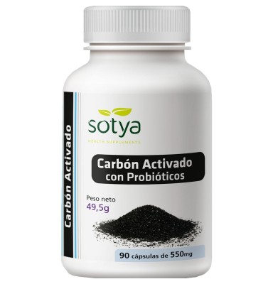 CARBON ACTIVADO CON PROBIOTICOS SOTYA