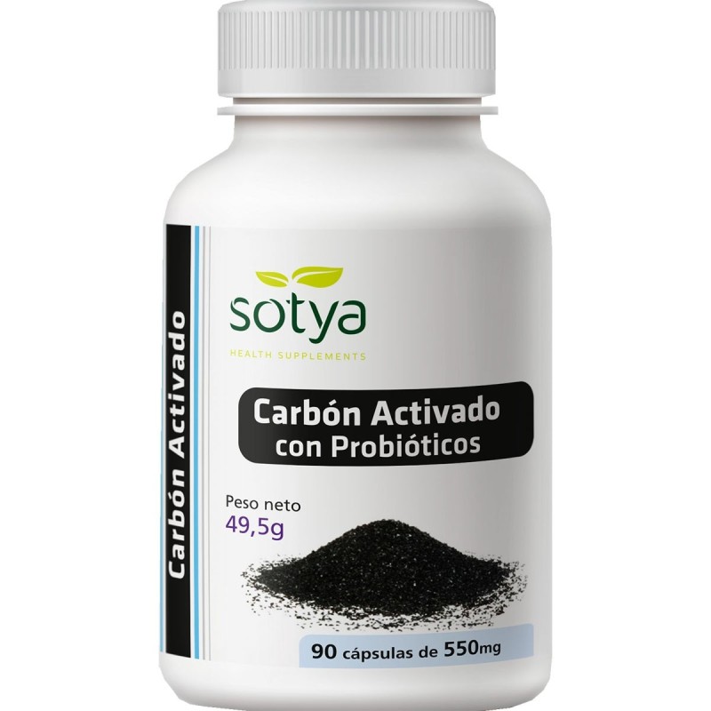 CARBON ACTIVADO CON PROBIOTICOS SOTYA